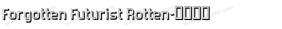 Forgotten Futurist Rotten字体转换